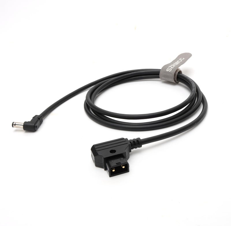 SZRMCC Anton-Bauer D Tap to DC 5.5X 2.5mm Power Supply Cable for DSLR Rig BlackMagic Cameras SmallHD DP6-SDI DP6-SLR Monitor (Right Angle DC2.5, 150cm) - Image 3